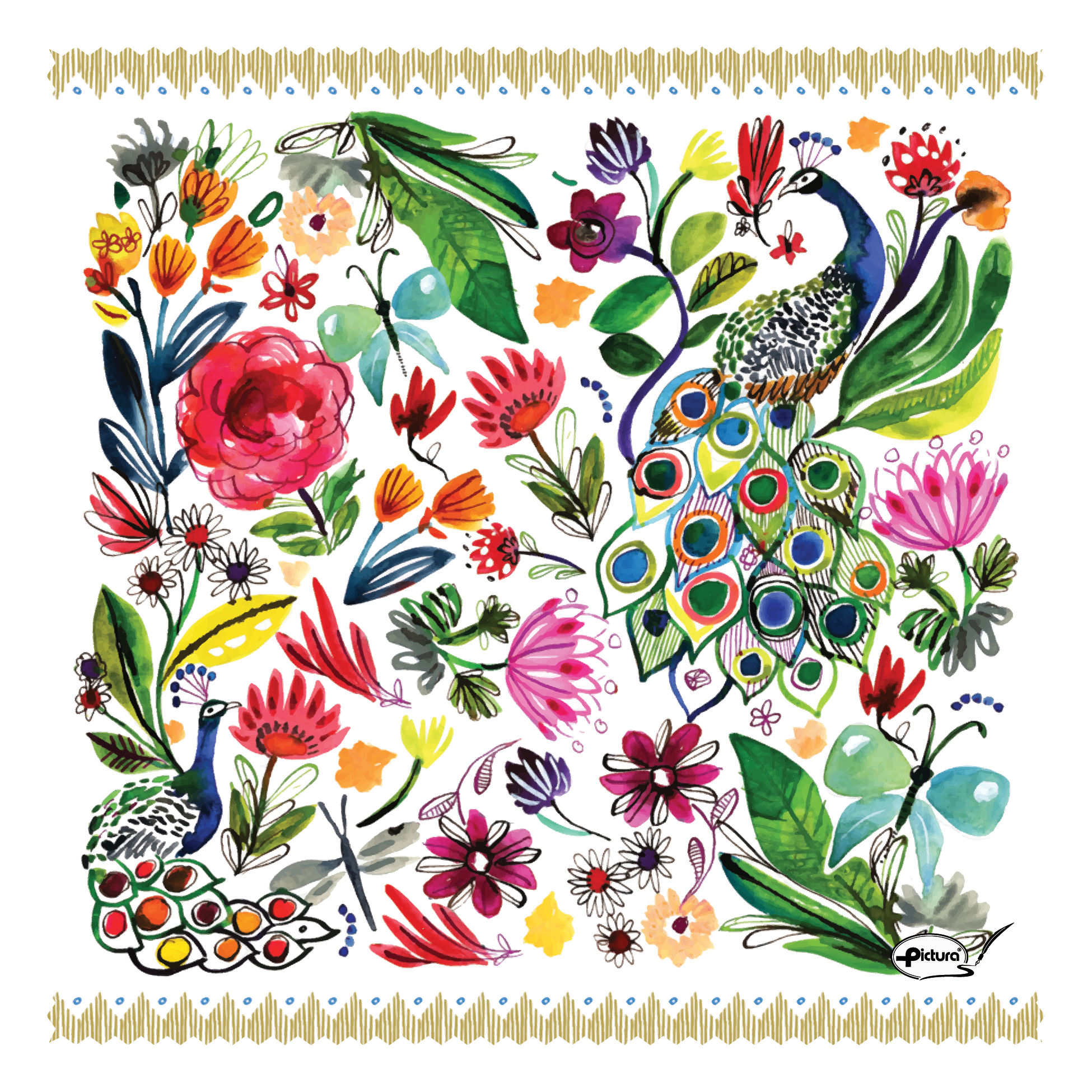 Peacock Park Smart Cloth